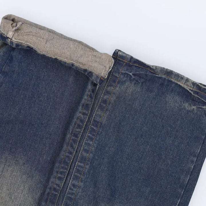 [SOLD OUT] W32 테이크투 워싱 와이드 데님 0310H1