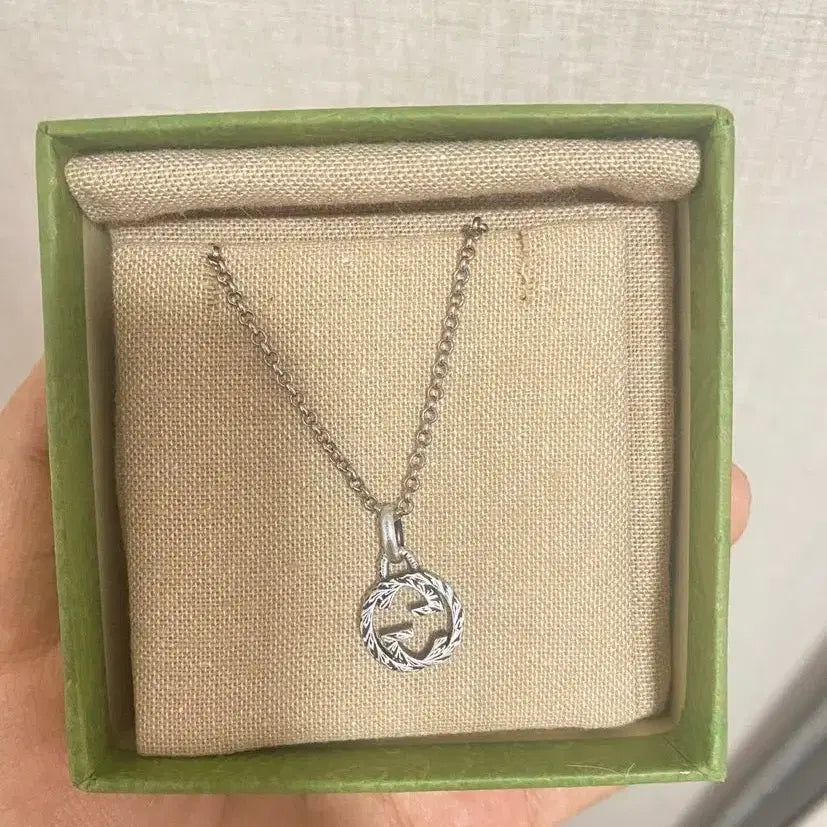 [BUNJANG] Gucci Interlocking G Silver Necklace / 구찌 목걸이