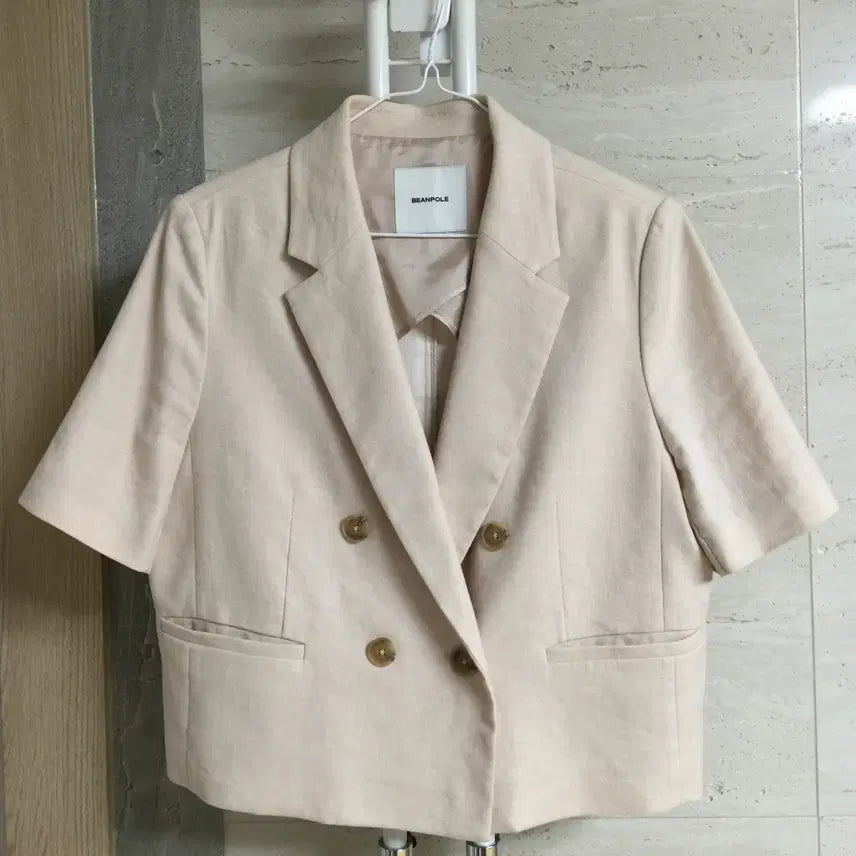 [BUNJANG] Beanpole Ladies Double Short Jacket / 빈폴레이디스 반소매 더블 숏 재킷 95