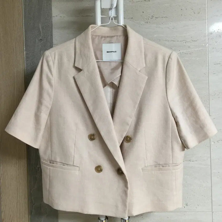 [BUNJANG] Beanpole Ladies Double Short Jacket / 빈폴레이디스 반소매 더블 숏 재킷 95