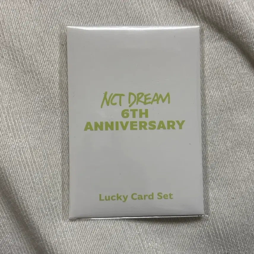 [BUNJANG] NCT Dream Haechan 6th Anniversary Lucky Draw Photocard Set / 엔시티드림 6주년 럭키카드세트 미개봉 해찬
