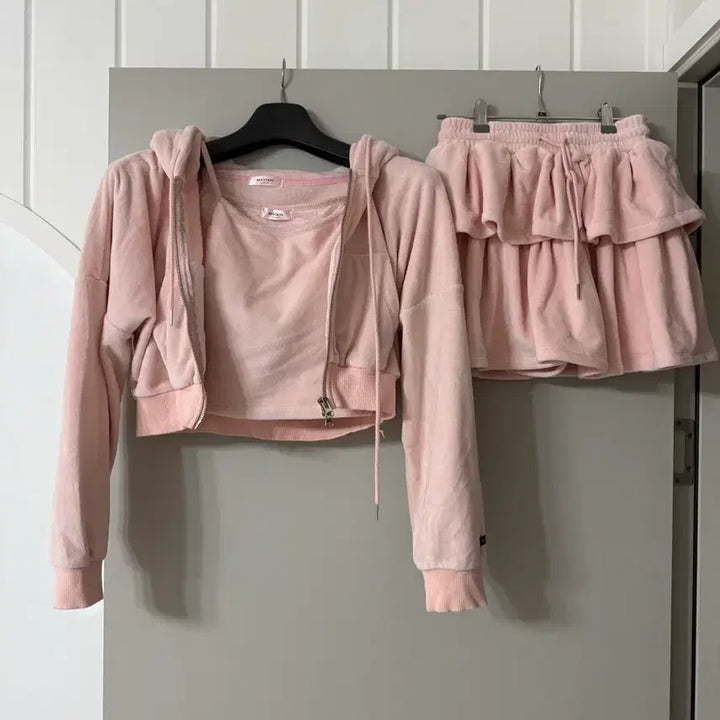 [BUNJANG] MAYOON Pink Microfiber Training Set / MAYOON메이윤 핑크 극세사 트레이닝 세트