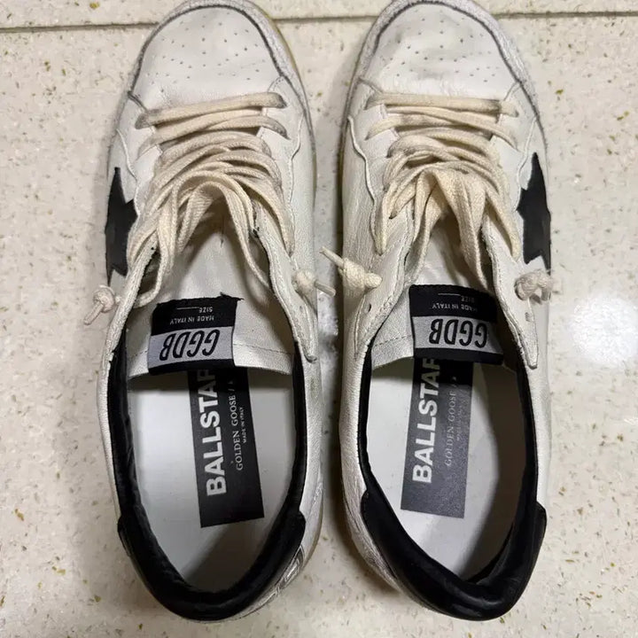 [BUNJANG] Golden Goose Ball Star White Sneakers / 골든구스 볼스타 화이트