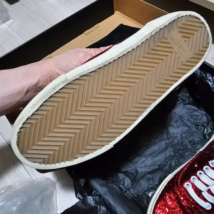 [BUNJANG] Saint Laurent Sequin Glitter Sneakers / 생로랑 스팽글 글리터 스니커즈
