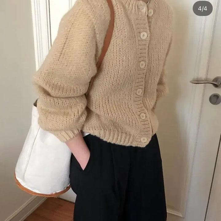 [BUNJANG] Zoyd V.B.E. Lemon Butter Knit Cardigan / 조이드비비에 니트 가디건 - 레몬버터