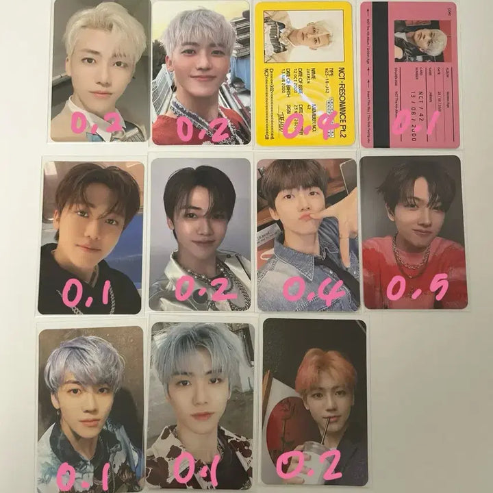 [BUNJANG] NCT Dream Jaemin Photocard / 엔시티드림 재민 포카 양도 빗잇업보스사이즈교환양도드림쇼양도나눔비공굿두쫀쿠