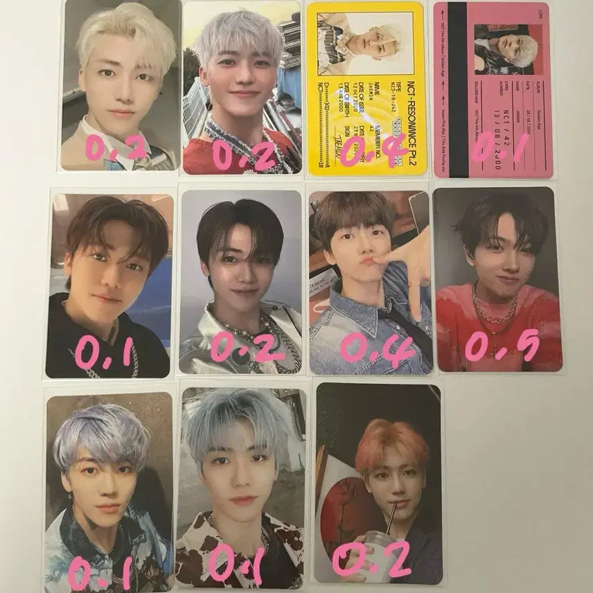 [BUNJANG] NCT Dream Jaemin Photocard / 엔시티드림 재민 포카 양도 빗잇업보스사이즈교환양도드림쇼양도나눔비공굿두쫀쿠