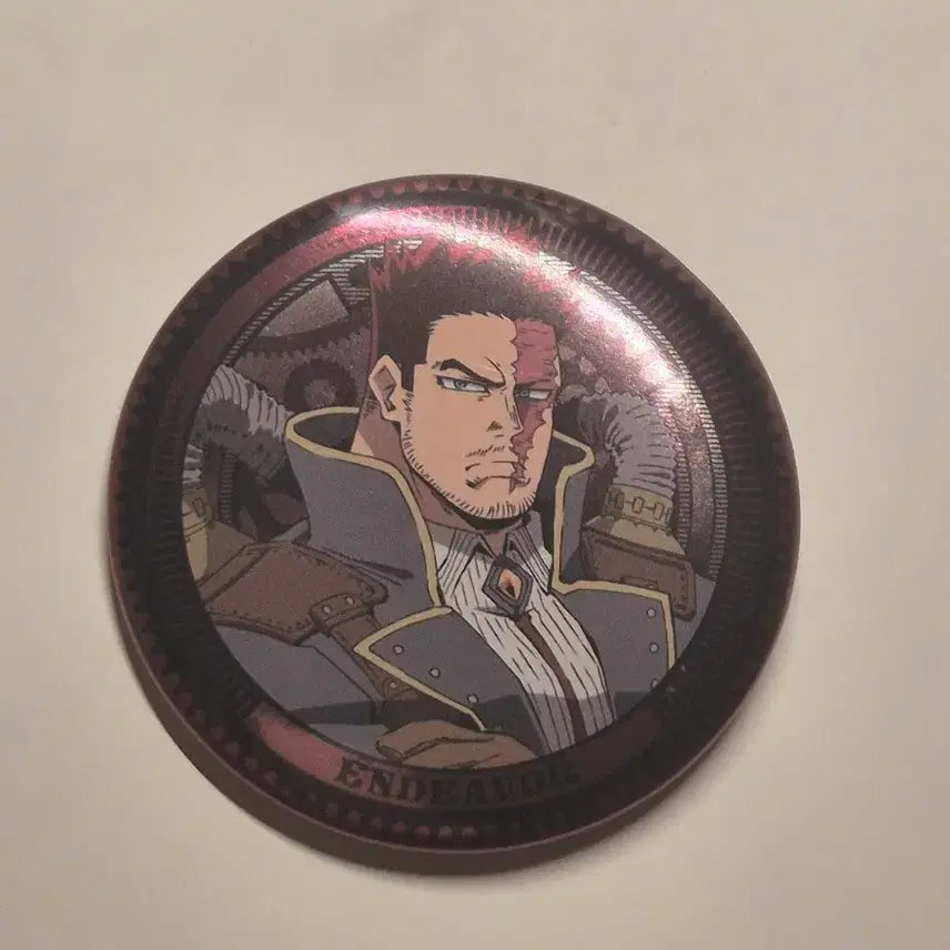 [BUNJANG] My Hero Academia Endeavor Steampunk Version Can Badge / 나히아 엔데버 매달 캔뱃지 스팀펑크버전