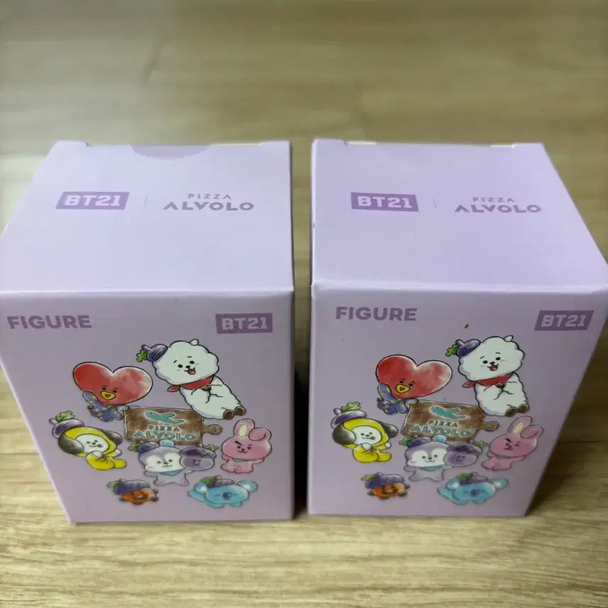 [BUNJANG] BT21 Pizza Alvolo Figure Set / BTS BT21 피자알볼로 피규어 세트