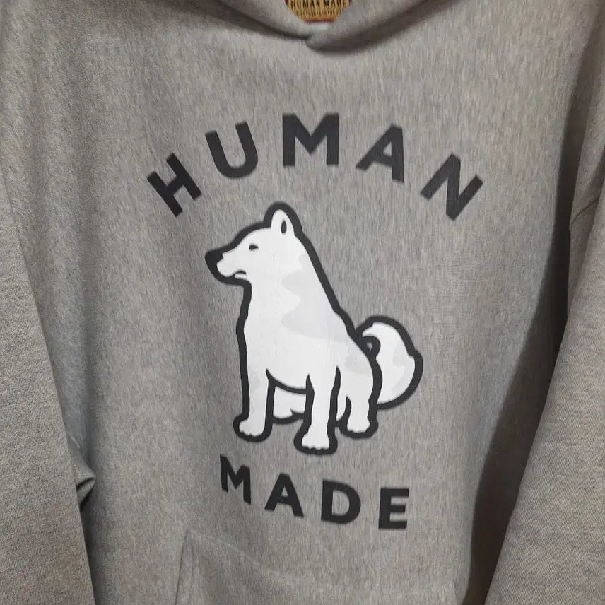 [BUNJANG] HUMAN MADE 한정판 강아지 한정판 후드티 그레이 XL새상품 급 / HUMAN MADE 한정판 강아지 한정판 후드티 그레이 XL새상품 급