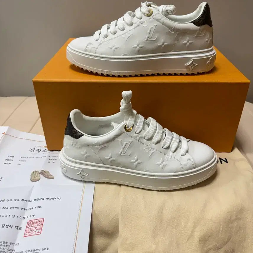 [BUNJANG] Louis Vuitton Monogram Time Out Sneakers / 37/240)루이비통 모노그램 타임아웃 스니커즈
