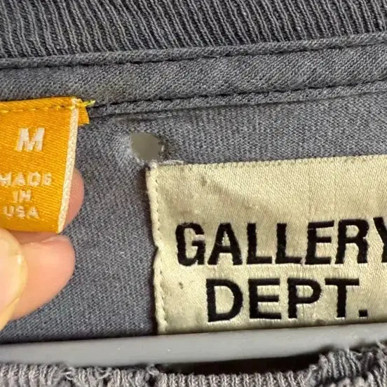 [BUNJANG] Gallery Dept. Pocket T-Shirt Grey / 갤러리뎁트 포켓 티셔츠 그레이