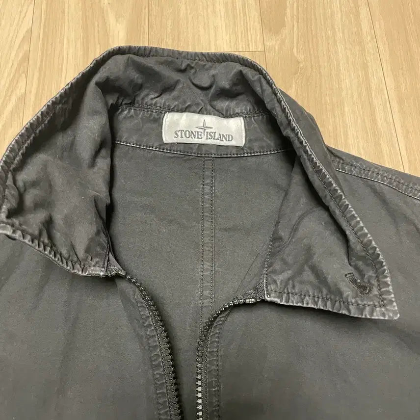 [BUNJANG] Stone Island Black Cotton Jacket L / 스톤아일랜드 블랙 코튼 자켓 L
