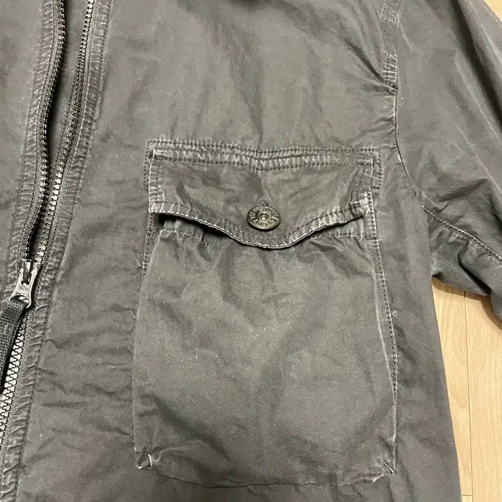 [BUNJANG] Stone Island Black Cotton Jacket L / 스톤아일랜드 블랙 코튼 자켓 L