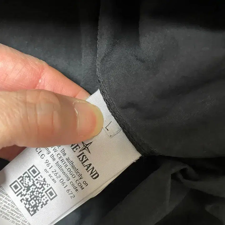 [BUNJANG] Stone Island Black Cotton Jacket L / 스톤아일랜드 블랙 코튼 자켓 L
