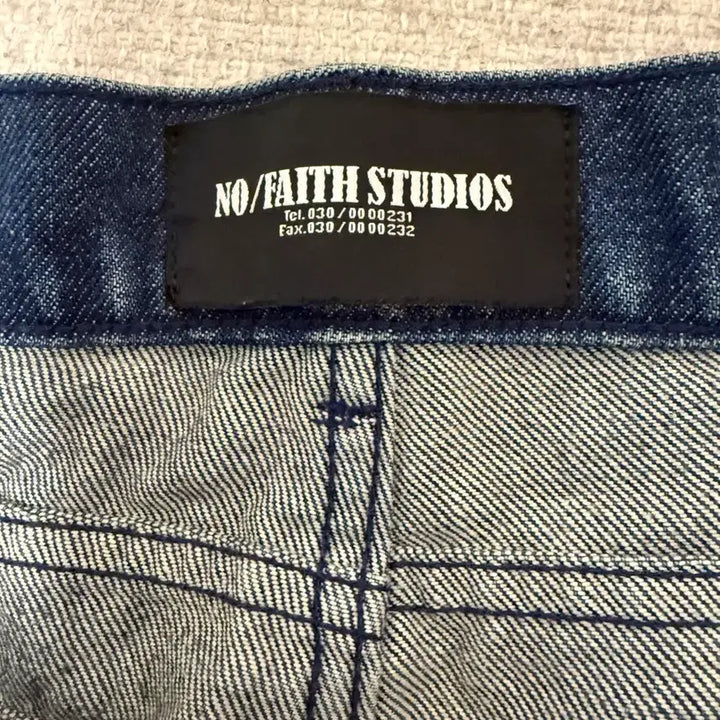 [BUNJANG] NOFACE Studio Ocean Italian Denim Pants XL / 노페이스스튜디오 오션 이탈리안 데님 팬츠 xl