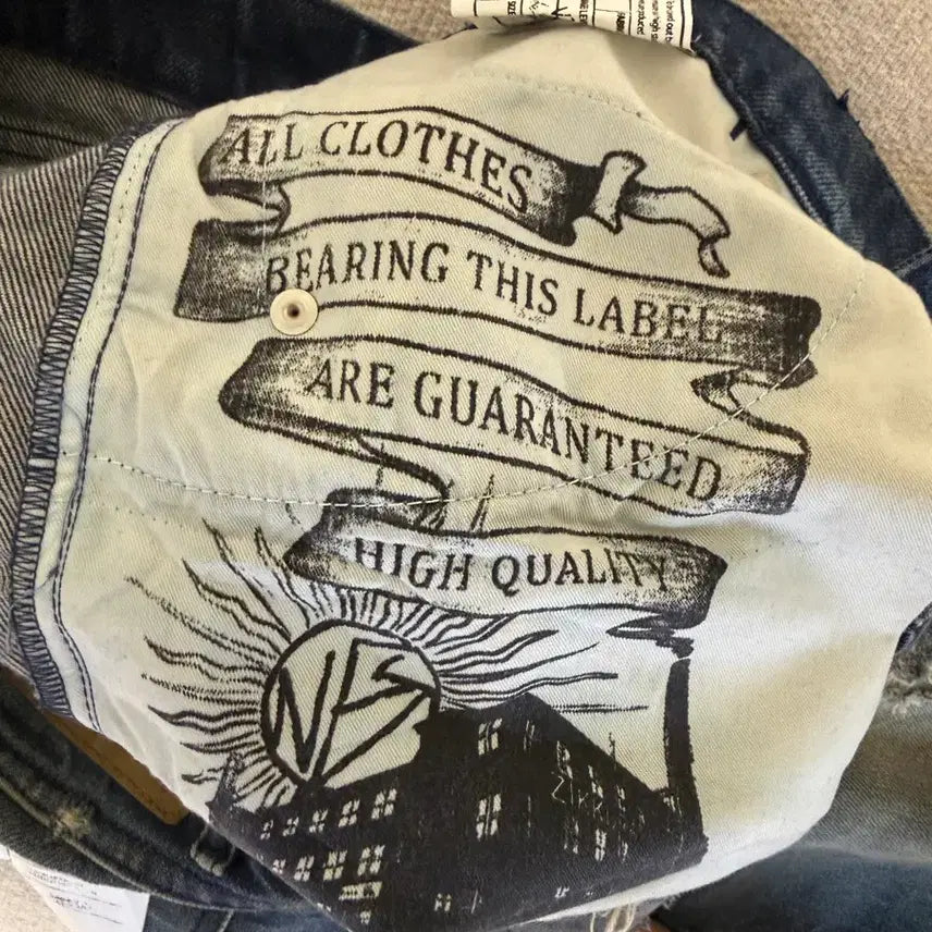 [BUNJANG] NOFACE Studio Ocean Italian Denim Pants XL / 노페이스스튜디오 오션 이탈리안 데님 팬츠 xl