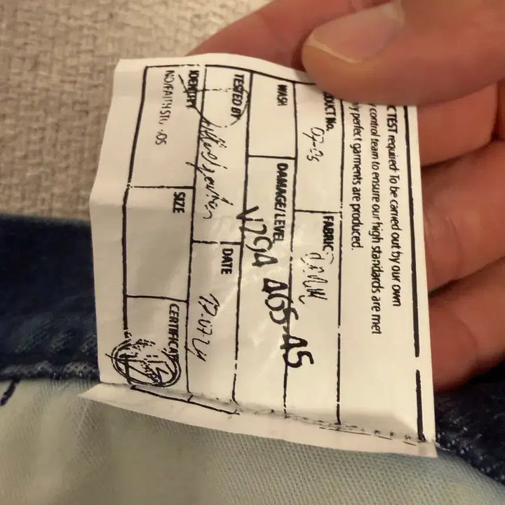 [BUNJANG] NOFACE Studio Ocean Italian Denim Pants XL / 노페이스스튜디오 오션 이탈리안 데님 팬츠 xl