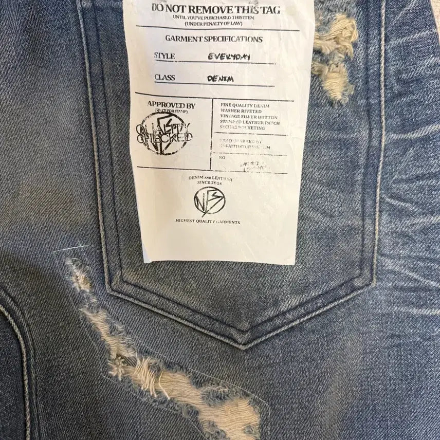 [BUNJANG] NOFACE Studio Ocean Italian Denim Pants XL / 노페이스스튜디오 오션 이탈리안 데님 팬츠 xl