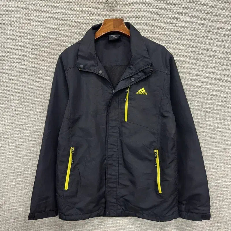 [BUNJANG] Adidas Embroidered Logo Windbreaker Jacket / 아디다스 자수로고 윈드브레이커 바람막이 자켓 95 A07632