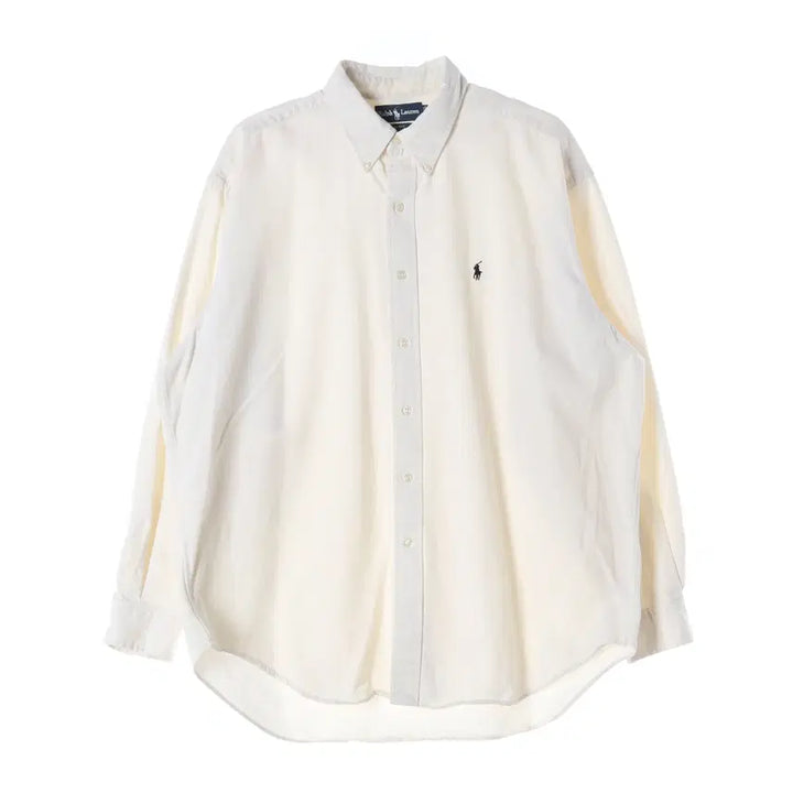 [BUNJANG] Polo Ralph Lauren Beige Cotton Shirt / 폴로 랄프 로렌 셔츠 베이지 XL