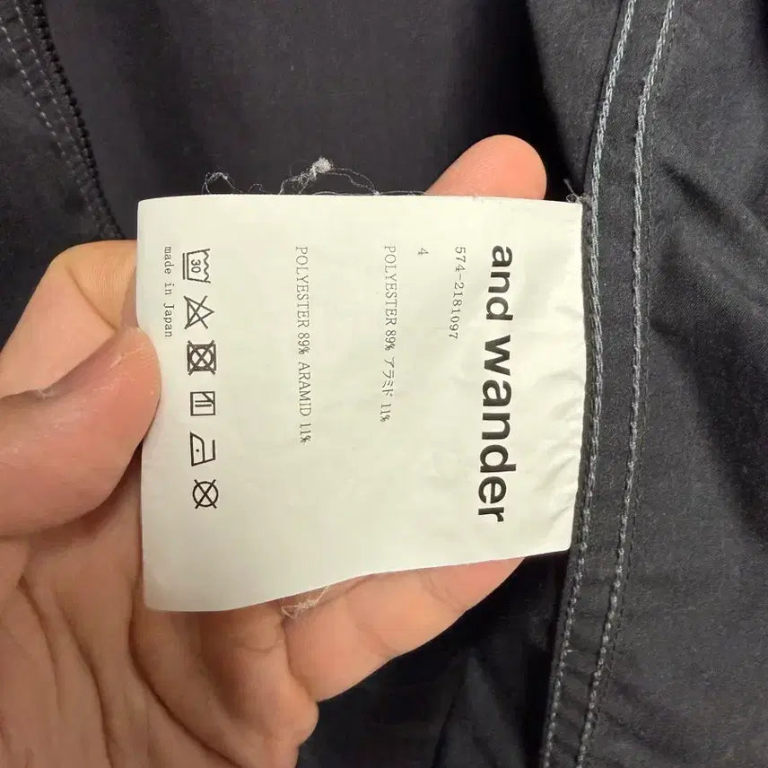 [BUNJANG] And Wander Kevlar Hood Jacket / 앤드원더 케블라 후드 자켓 4
