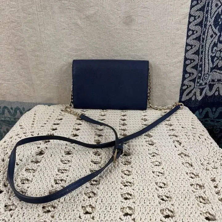 [BUNJANG] LAP Navy Mini Chain Crossbody Bag / [F] 랩 LAP 네이비 미니 체인 크로스백 가방