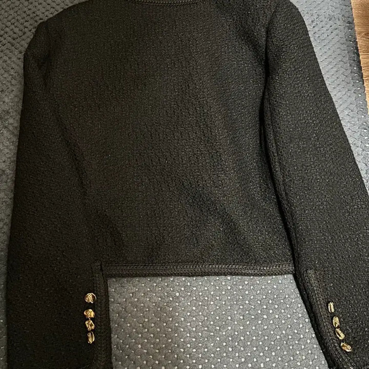 [BUNJANG] Gold Button Short Tweed Jacket / 금장 숏 트위드 자켓