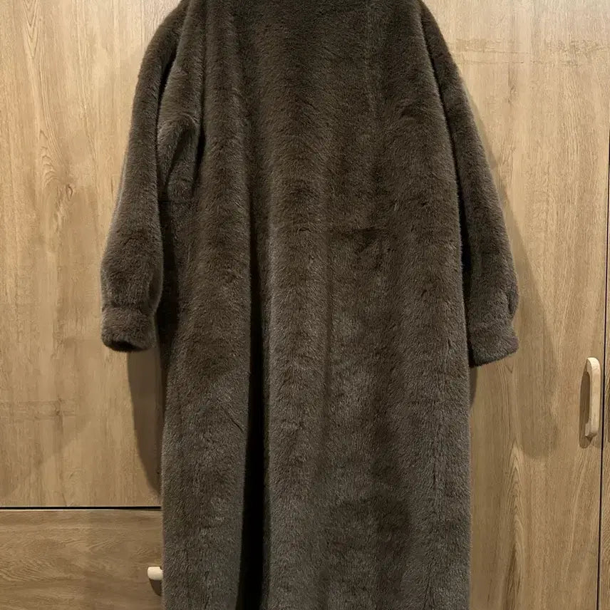 [BUNJANG] Faux Mink Long Coat / 밍크 롱코트(페이크퍼)