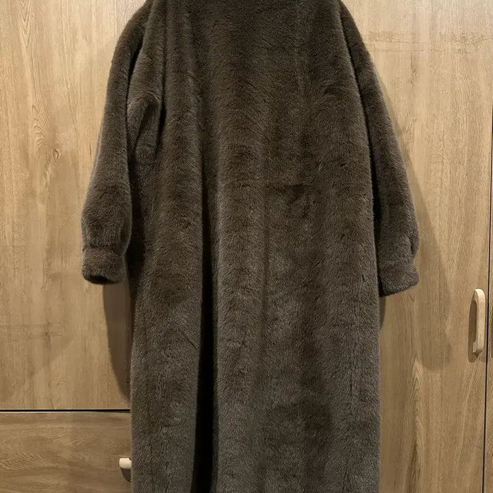 [BUNJANG] Faux Mink Long Coat / 밍크 롱코트(페이크퍼)