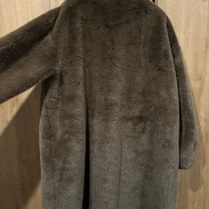 [BUNJANG] Faux Mink Long Coat / 밍크 롱코트(페이크퍼)