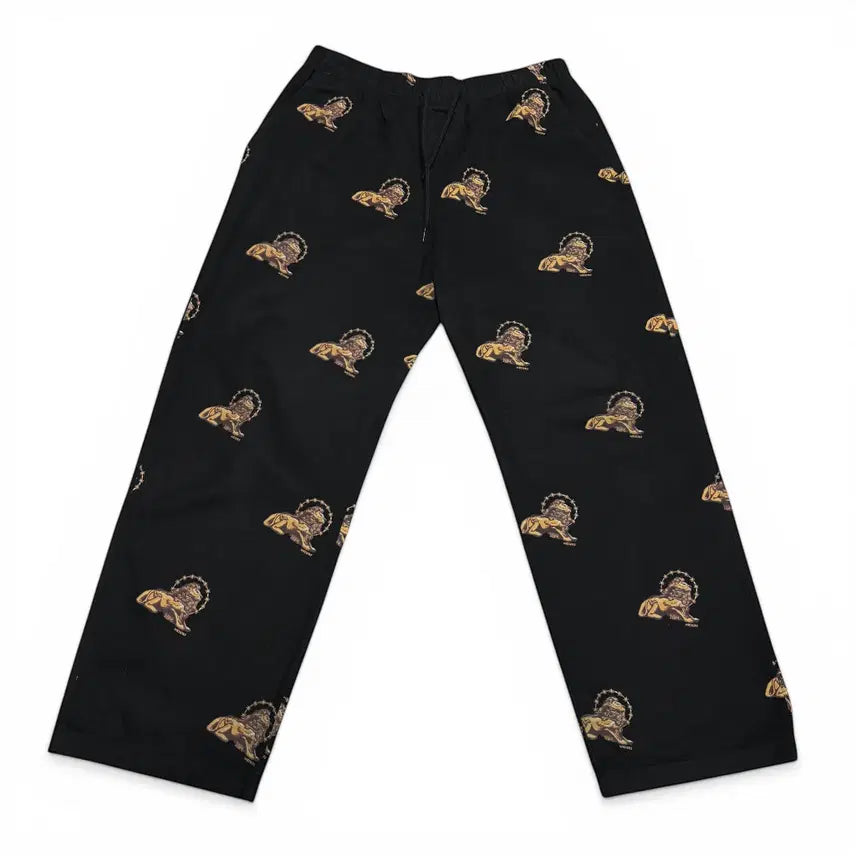 [BUNJANG] L Weekenders Black Lion King Pants / L 위캔더스 블랙 사자 킹 팬츠