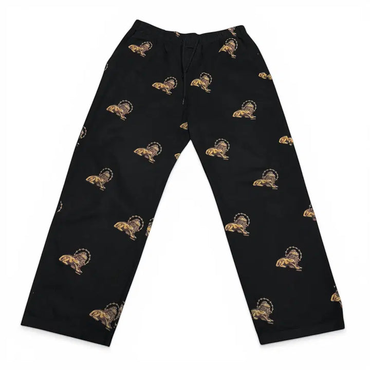 [BUNJANG] L Weekenders Black Lion King Pants / L 위캔더스 블랙 사자 킹 팬츠