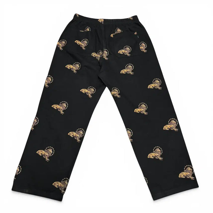 [BUNJANG] L Weekenders Black Lion King Pants / L 위캔더스 블랙 사자 킹 팬츠