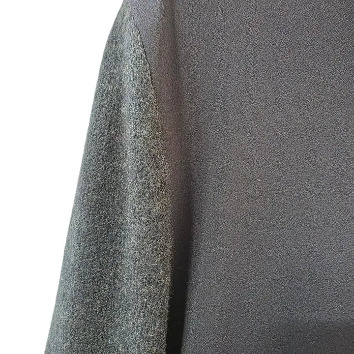 [BUNJANG] Hanseom Mine Black Long Dress / 한섬 마인 블랙 롱 원피스 언발란스 디자인