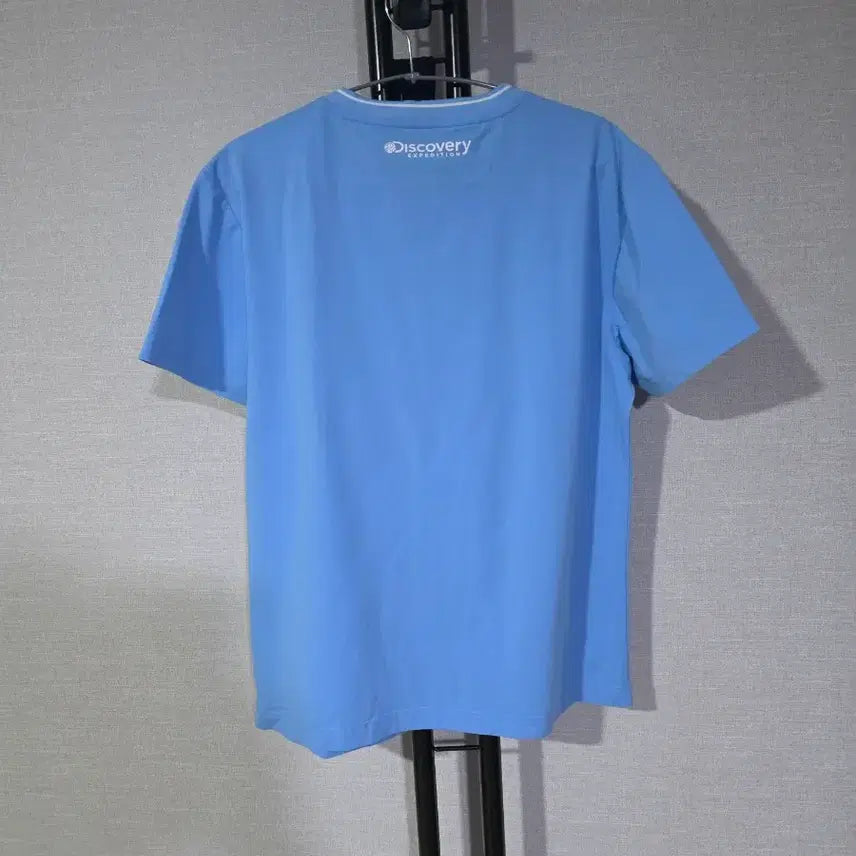 [BUNJANG] Discovery Bleecker Round T-shirt Sky Blue (Size 100) / 디스커버리 블리커 라운드 반팔티 스카이블루 100