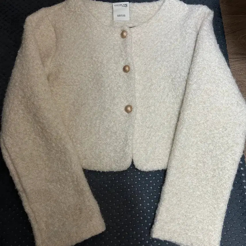 [BUNJANG] Gold Button Crop Jacket / 골드버튼 크롭 자켓
