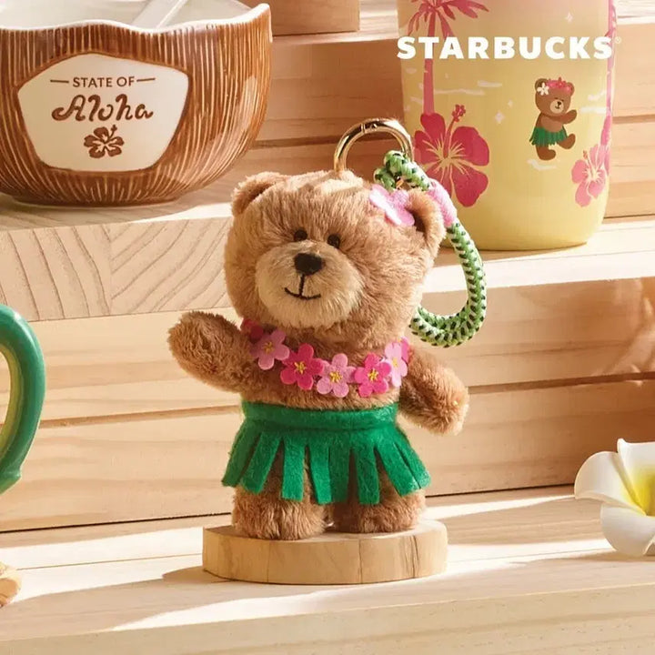 [BUNJANG] Starbucks Aloha Bearista Keyring / 스타벅스 알로하 키링 새상품