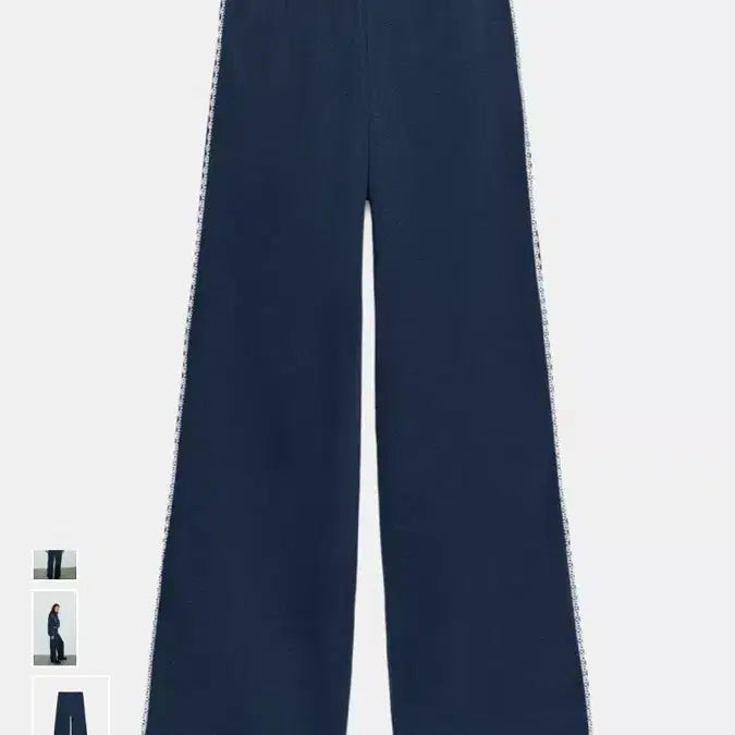 [BUNJANG] Lace Wide Plush Pants (New) / 자라 레이스 와이드 플러시 팬츠 (신상)