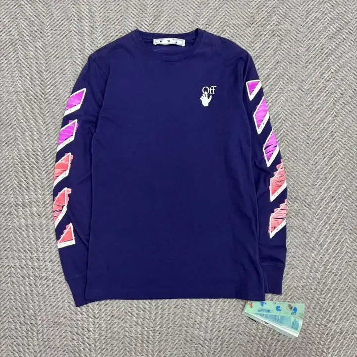[BUNJANG] Off-White Marker Arrow Long Sleeve T-shirt / 오프화이트 마커에로우 롱슬리브 v2072