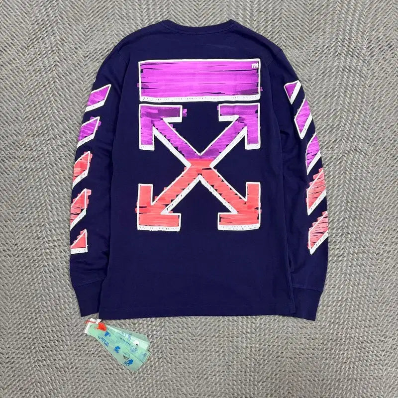 [BUNJANG] Off-White Marker Arrow Long Sleeve T-shirt / 오프화이트 마커에로우 롱슬리브 v2072