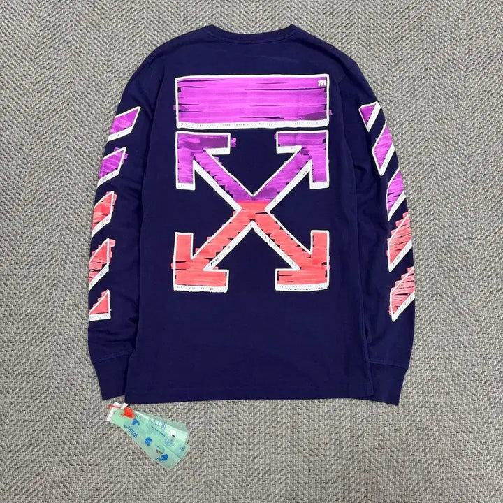 [BUNJANG] Off-White Marker Arrow Long Sleeve T-shirt / 오프화이트 마커에로우 롱슬리브 v2072