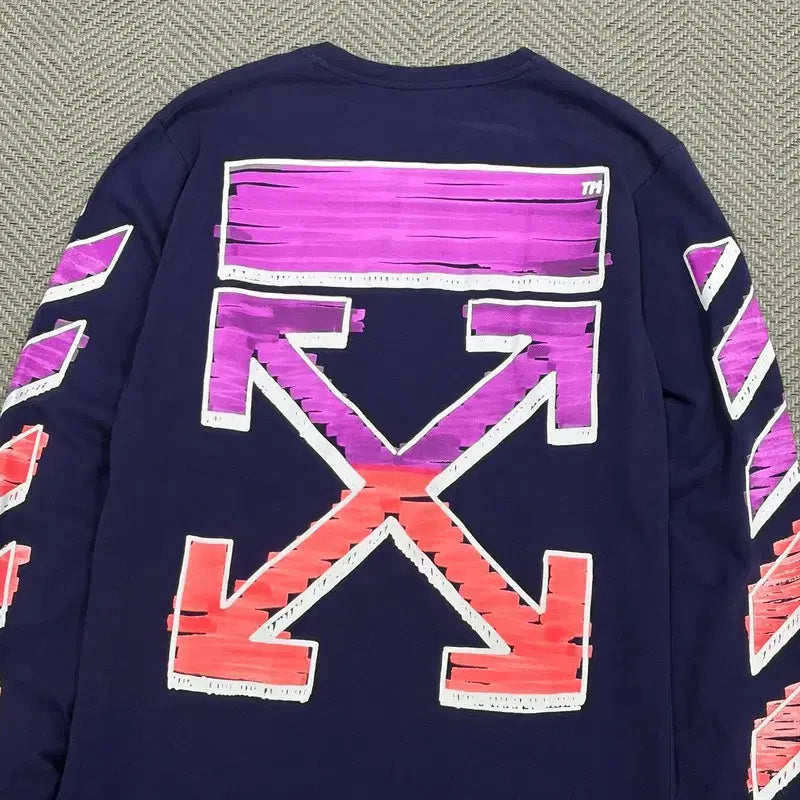 [BUNJANG] Off-White Marker Arrow Long Sleeve T-shirt / 오프화이트 마커에로우 롱슬리브 v2072