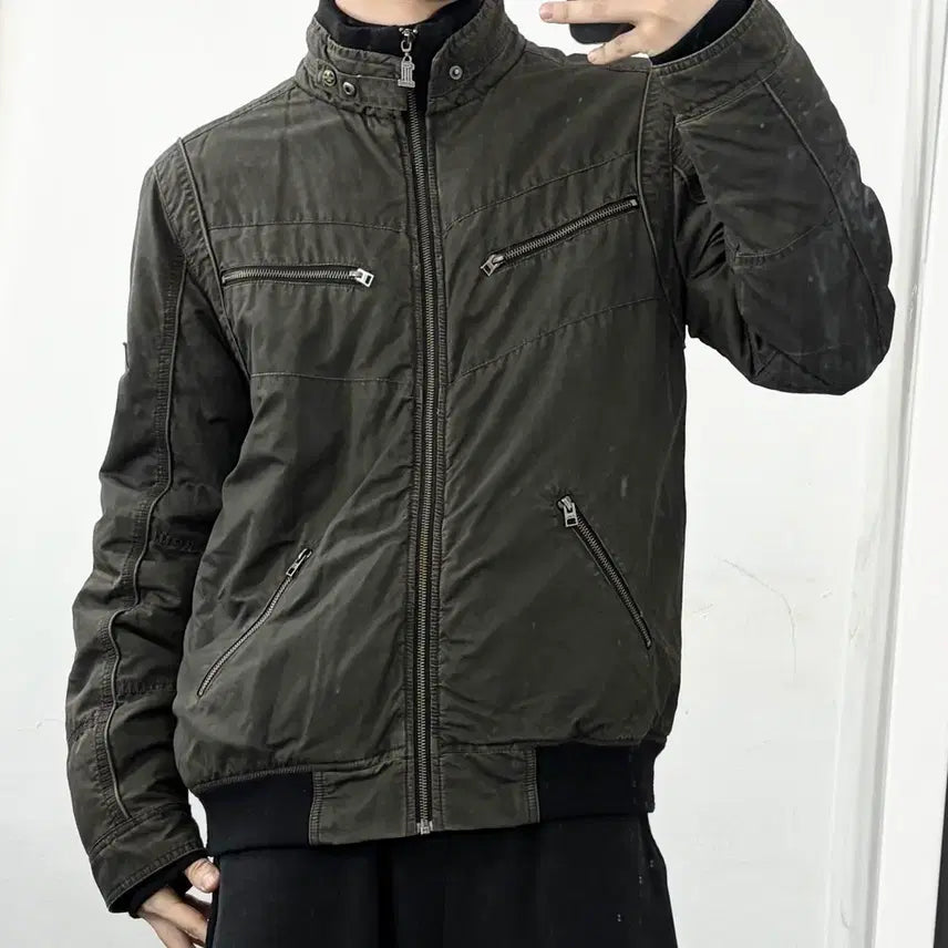 [BUNJANG] Harley Davidson Biker Jacket / 할리데이비슨 바이커 점퍼 자켓