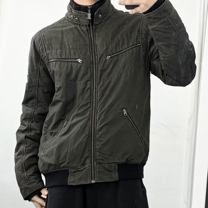 [BUNJANG] Harley Davidson Biker Jacket / 할리데이비슨 바이커 점퍼 자켓