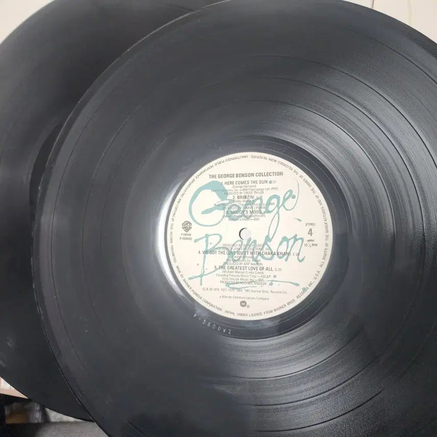 [BUNJANG] George Benson The George Benson Collection 2LP Vinyl Record / 추천 베스트 조지 벤슨 베스트 컬렉션 LP 일본반 오비 인서트포함