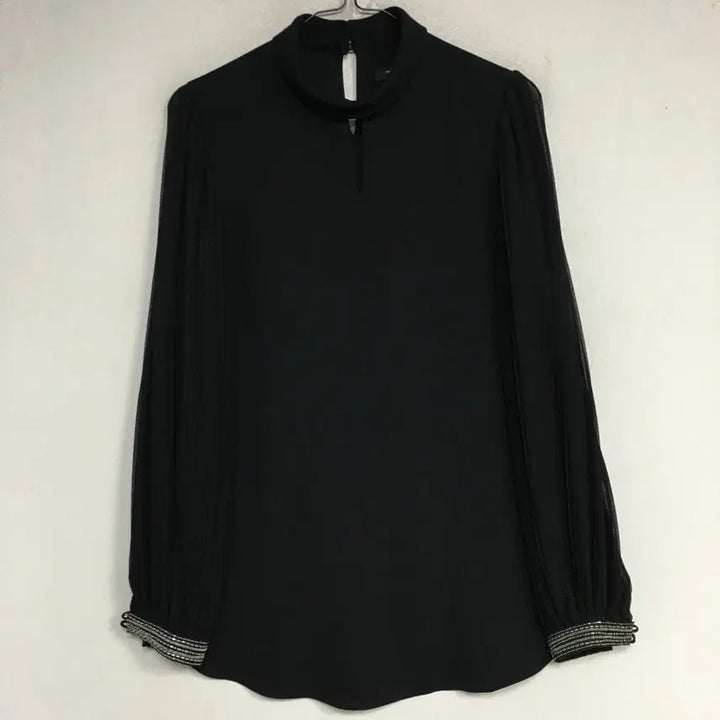 [SOLD OUT] 모조에스핀 플리츠 보석 블라우스 55