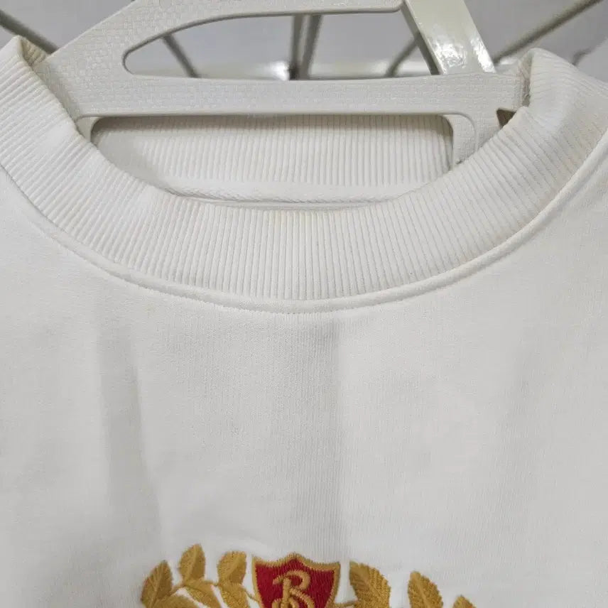 [BUNJANG] Burberry White Logo Sweatshirt XS / 버버리 화이트 로고 맨투맨 티셔츠xs