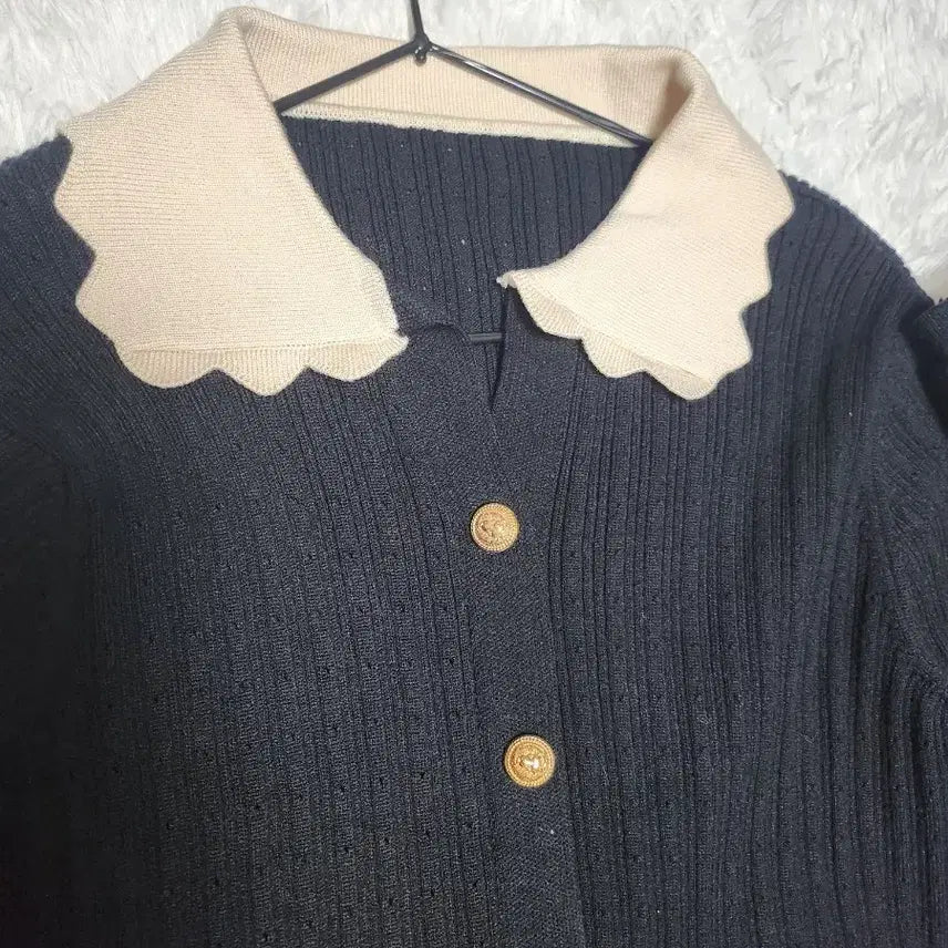 [BUNJANG] Unbranded Black Long Button-Down Dress / 카라넥 버튼 블랙 롱 원피스 FREE