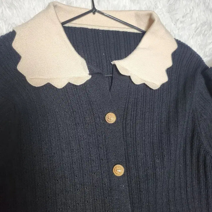 [BUNJANG] Unbranded Black Long Button-Down Dress / 카라넥 버튼 블랙 롱 원피스 FREE